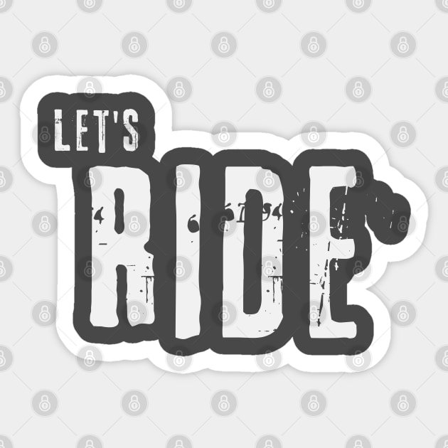 Let's Ride Sticker by TrailDesigned